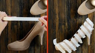 Tout le monde doit connaître ces 5 astuces avec des chaussures La n°3 est top [upl. by Tabib140]