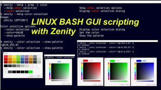 LINUX BASH GUI Scripting with Zenity [upl. by Aeynod]