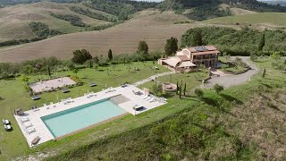 Villa Tosca  Volterra Tuscany Italy [upl. by Alyose]