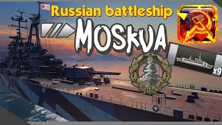 MOSKVA  Russian Dreadnought 240K DMG  World of Warships [upl. by Guilbert793]