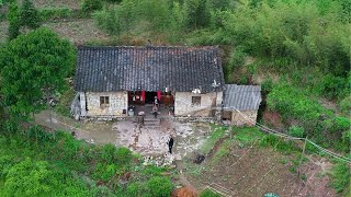 After divorce  Man returns to renovate his grandfathers dilapidated house  Cleans Build Garden [upl. by Zurheide]