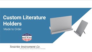 Custom Literature Holders [upl. by Hna]