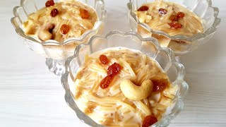 Easy desert with condensed milk  Caramelized Vermicelli Kheer [upl. by Eleda]