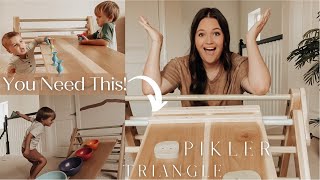 10 Unique Ways to Play with a Pikler Triangle Montessori Toddler amp Baby Activities 2021 [upl. by Felicia]