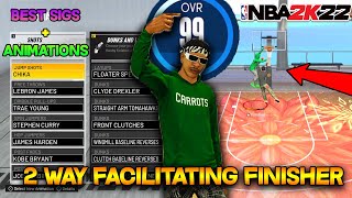 THIS 2WAY FINISHER BUILD IS THE BEST BUILD in NBA 2K22 DEMIGOD BUILD Best Build 2k22 [upl. by Asital]