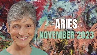 Aries November 2023 Astrology Forecast  Powerful Month for you [upl. by Fotzsyzrk234]