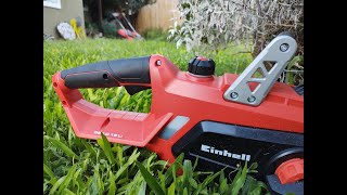 Probando la motosierra Einhell GELC 18 Li [upl. by Derej472]