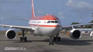 Pilotseyetv  LTU Airbus A330 Malediven Descent amp Arrival English Subtitles [upl. by Cadmann]