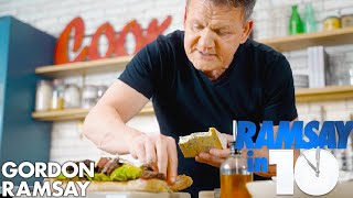 The Perfect Steak Sandwich Recipe in Just 10 Minutes  Gordon Ramsay [upl. by Octavius701]