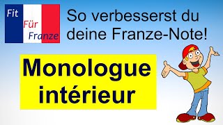 Monologue intérieur  Innerer Monolog auf Französisch  Besser schreiben [upl. by Bentley]