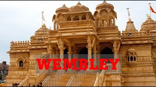 Tour of Ealing Road Wembley London famous street for Gujarati and Indians with Indian Hindu Temple [upl. by Iormina]