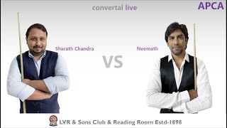 Sharath Chandra Vs Neemath Live Andhra Pradesh State Ranking Snooker amp Billiards Championship 2021 [upl. by Thayne702]