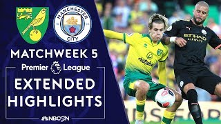 Norwich City v Manchester City  PREMIER LEAGUE HIGHLIGHTS  91419  NBC Sports [upl. by Nerrej461]