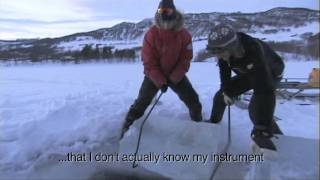 Terje Isungset making ice instruments Winter 2011 [upl. by Kieffer609]