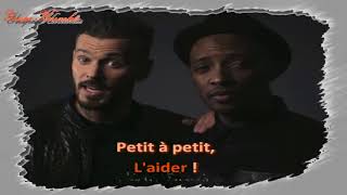 Karaoké  M Pokora amp Soprano  Mieux que nous  Duo Avec Chœurs [upl. by Ahsrav]