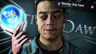 Until Dawn Has The Scariest Platinum Trophy Ever [upl. by Antonietta]