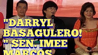 quotBASAGULERO SI DARRYL YAPquot  SEN IMEE MARCOS [upl. by Aerua671]