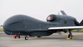 RQ4 Global Hawk  The 220 million US Air Force spy plane [upl. by Lach]