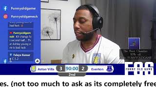 Aston Villa vs Everton watchalong [upl. by Jacqueline610]