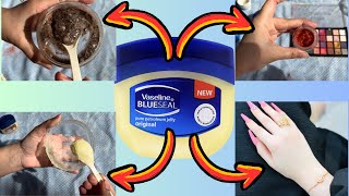 HIDDEN Vaseline Hacks  MULTIPLE uses of Vaseline  Beauty secrets with VASELINE [upl. by Fredel]