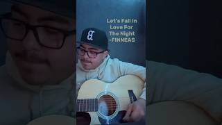 Let’s Fall In Love For The Night FINNEAS music cover tutorial finneas guitarist [upl. by Tallula652]