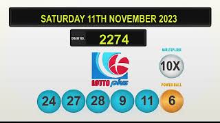 Nlcb Lotto Plus Draw Results Saturday 11th November 2023 [upl. by Honey]