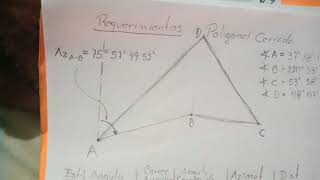 LEVANTAMIENTO TOPOGRÁFICO POLIGONAL CERRADA [upl. by Farkas]