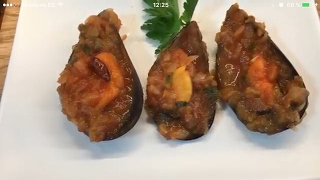 Mejillones al vapor con salsa de tomate  Receta AMC [upl. by Aihpos703]