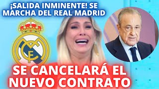 ¡SALIDA INMINENTE SE CANCELARÁ EL NUEVO CONTRATO  SE MARCHA DEL REAL MADRID [upl. by Labaw]