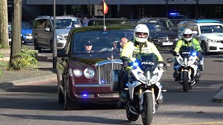 Japanese Emperor Naruhito amp Empress Masako arrive in London ahead of their 3 day state visit [upl. by Joella72]