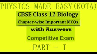 NEET MCQs amp SOLUTION OF REPRODUCTION IN ORGANISMS SEXUAL REPRODUCTION IN FLOWERING PLANTS PART  1 [upl. by Damicke202]