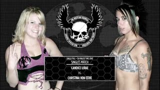 Candice LeRae vs Christina Von Eerie  PWG 09042009  FULL MATCH [upl. by Novaelc]