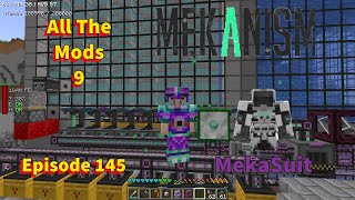 ATM9 All The Mods 9 Episode 145 Mekanism MekaSuit [upl. by Ingles]