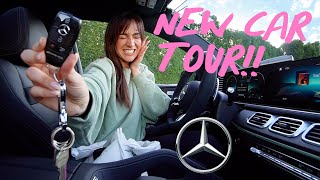 NEW CAR TOUR 2024 Mercedes Benz GLE 53 AMG Vlogmas Day 6 [upl. by Etteraj]