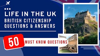 UK Citizenship Test Practice 2024  Life in the UK Questions amp Answers 50 Must Know Questions [upl. by Mcnutt975]