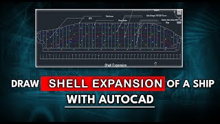 How to draw shell expansion of a ship in Autocad [upl. by Nunnery]