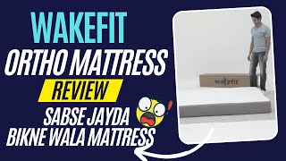 Wakefit Orthopedic Memory Foam Mattress Review  Wakefit King size Mattress  Wakefit Vs Sleepyhead [upl. by Lebatsirc112]