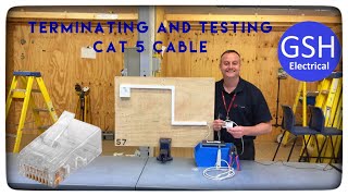 Terminating CAT 5 Ethernet Cable into a RJ45 Connector Including Testing and Full Demonstration [upl. by Marilla172]