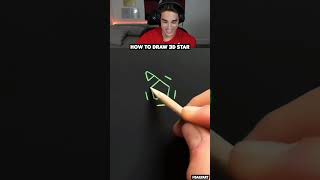 How To Draw a 3D Star [upl. by Esilahs]