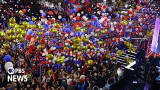 WATCH Balloon drop marks end of the 2024 Republican National Convention  2024 RNC Night 4 [upl. by Hanas991]