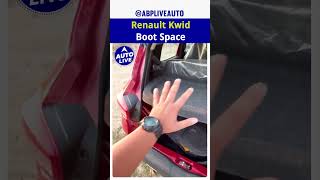 Renault Kwid 2024 Boot Space Review  Auto Live [upl. by Theresa]