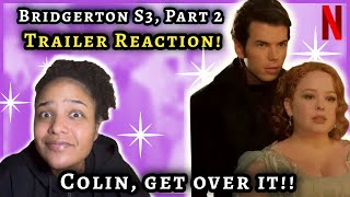 BRIDGERTON SEASON 3 PART 2 TRAILER REACTION  Polin  Bridgerton Trailer Reaction [upl. by Cheston]