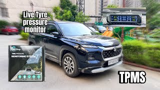 Unboxing of Tyre pressure monitor system in Grand Vitara AWD  Best gadget for car  SkyShop TPMS [upl. by Noskcire]