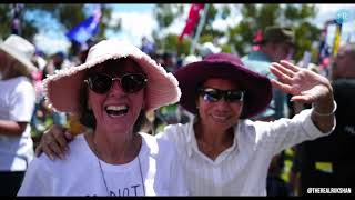 Convoy to Canberra  March to Parliament Highlights  120222 [upl. by Enimrej]