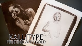 Can an inkjet printer print WITH GOLD A KALLITYPE can [upl. by Petracca]