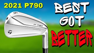 BEST JUST GOT BETTER  2021 Taylormade P790 Iron Review [upl. by Masry]