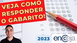 VEJA COMO RESPONDER O GABARITO DO ENCCEJA [upl. by Ailedo]