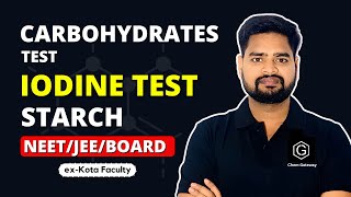 Iodine test for Carbohydrates  Starch test  Biomolecules  IITJEE  NEET  BOARDS [upl. by Repard]