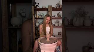 Smooth movements ✨ pottery potterygirl ceramic relaxing clay asmr shorts [upl. by Jeth671]