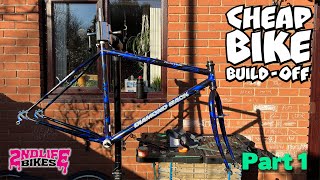 Cheap Bike Build Off  Diamondback Traverse Restoration  parts bin Commuter bike build vintage MTB [upl. by Aicek]